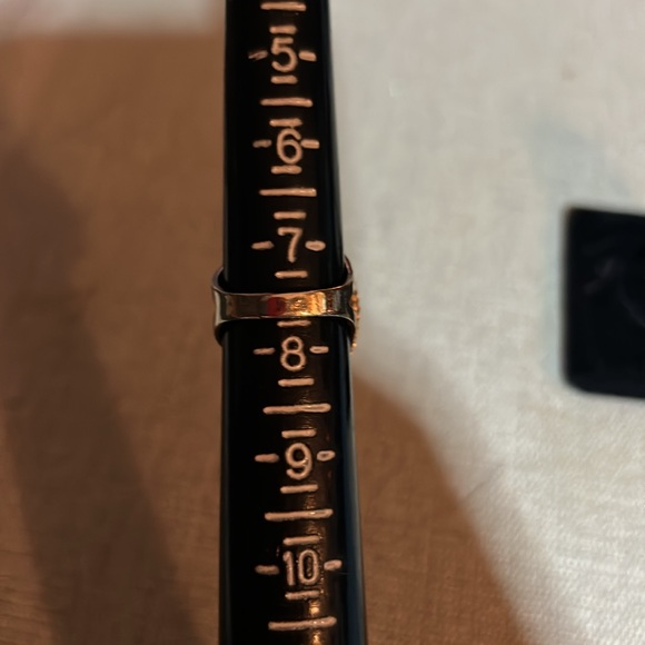 Gold filledand smoky quartz vintage ring - Picture 3 of 4